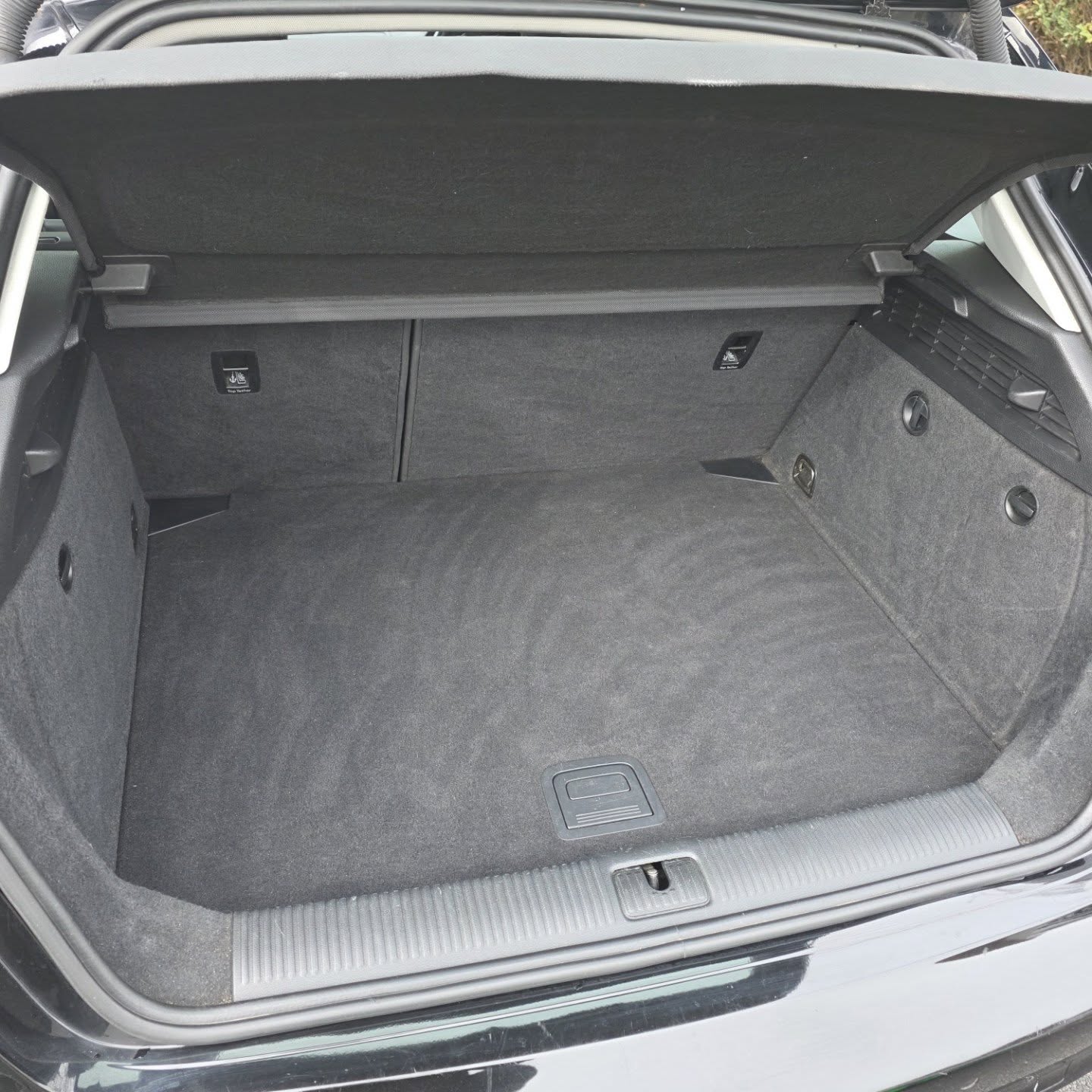 Car boot after a deep clean and extraction